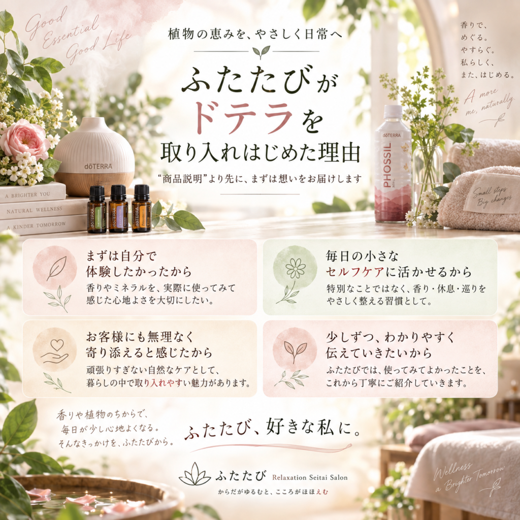 ふたたびがドテラを取り入れはじめた理由